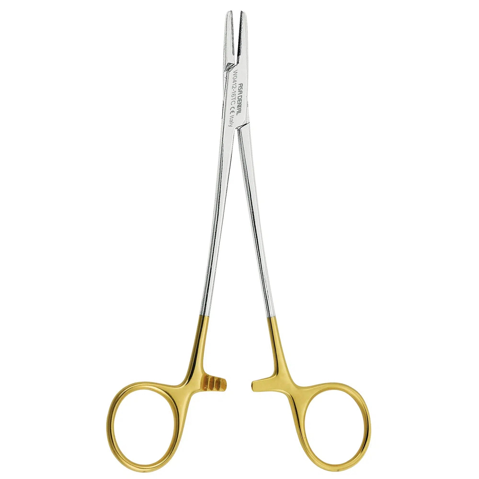 Asa Dental AsaLady Naaldvoerder / Needle holder Mayo-Hegar TC (16 cm)-Instrumenten-Asa Dental S.p.A-Sordent