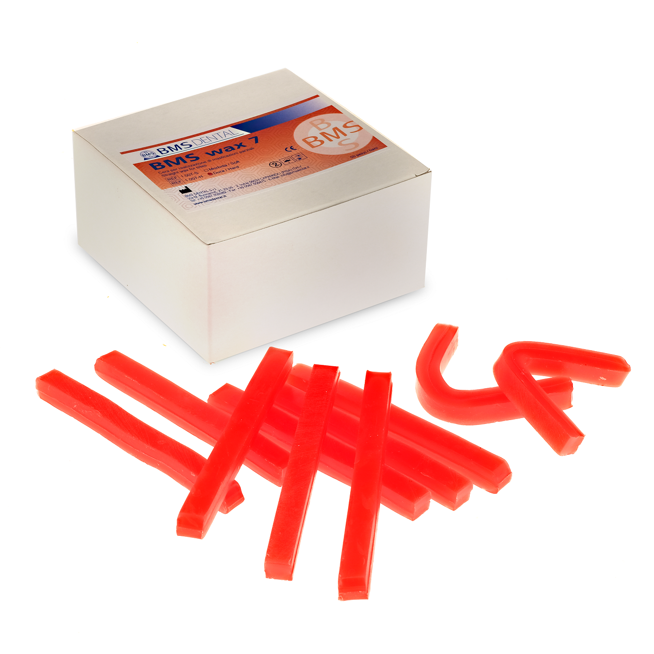 BMS Dental Bijtwassen Sticks Voor Beetregistratie (50 staven)-BMS Dental-Sordent
