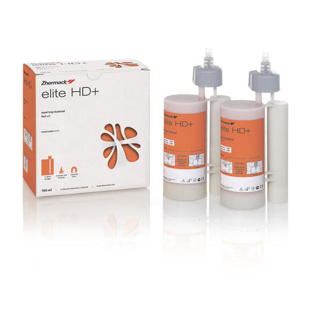 Zhermack Elite HD+ Maxi Tray Material Fast Set + Tips (2 x 380 mL)-Zhermack-Sordent