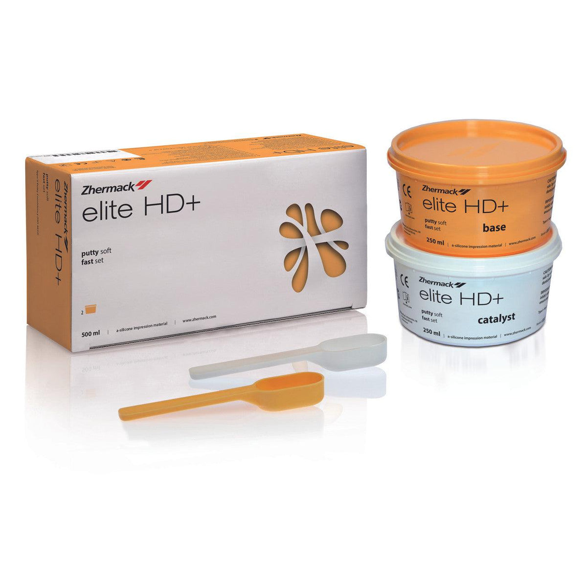 Zhermack Elite HD+ Putty Soft Fast Set (2 x 250 mL)-Zhermack-Sordent