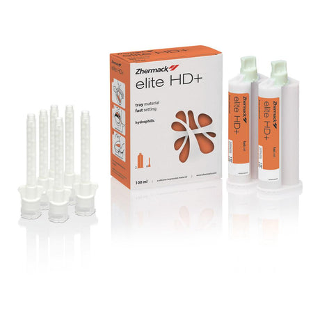 Zhermack Elite HD+ Tray Material Fast Set (2 x 50 mL + 6 Tips)-Zhermack-Sordent