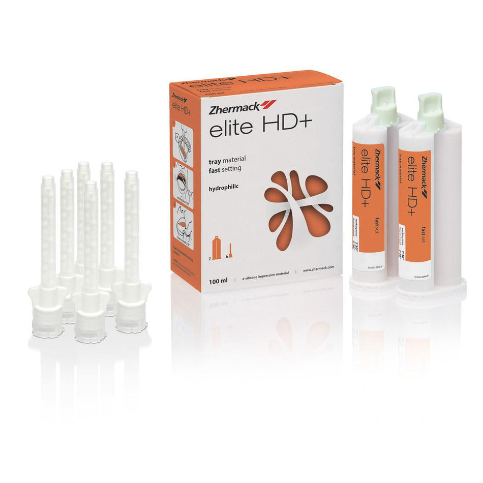 Zhermack Elite HD+ Tray Material Fast Set (2 x 50 mL + 6 Tips)-Zhermack-Sordent