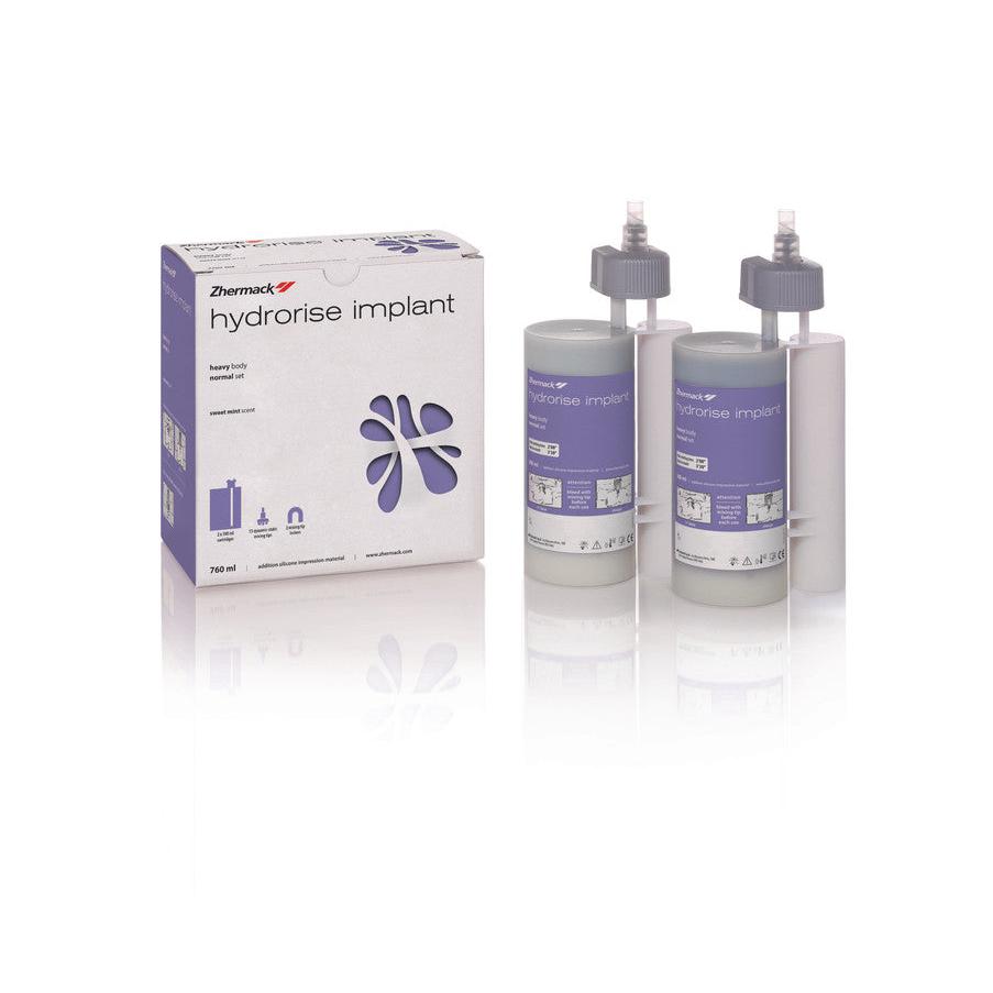 Zhermack Hydrorise Implant Heavy Body Normal Set (2 x 380 mL)-Zhermack-Sordent