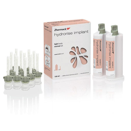 Zhermack Hydrorise Implant Light Body Normal Set (2 x 50 mL)-Zhermack-Sordent