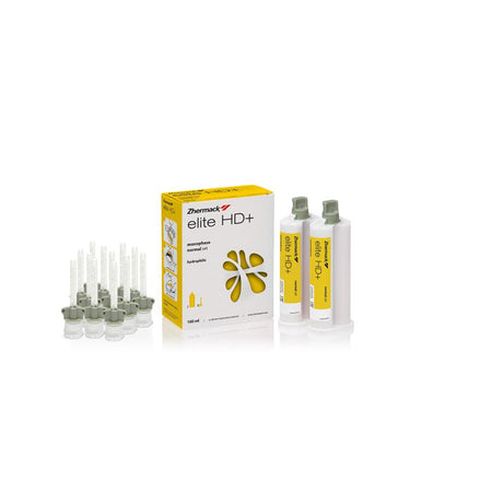 Zhermack Elite HD+ Monophase Normal Set (2 x 50 mL + 12 Tips)-Zhermack-Sordent