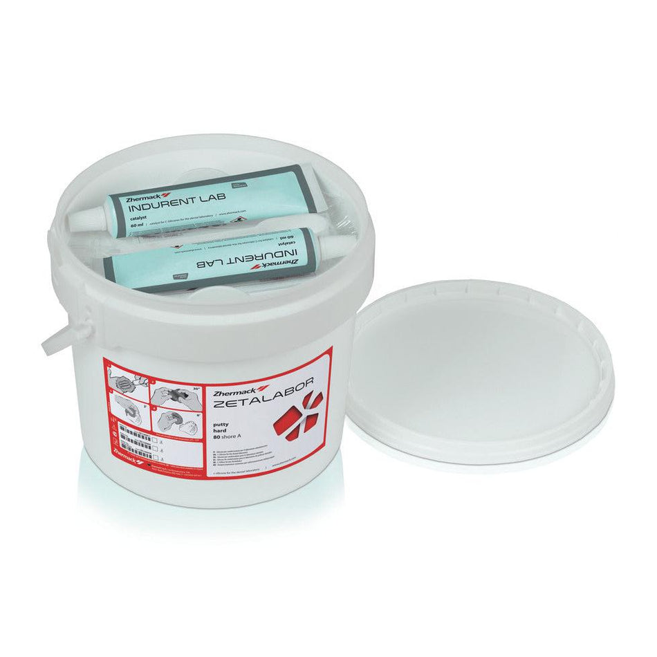 Zhermack Zetalabor Shore A 80 (5 kg + 2x Indurent LAB 60 mL)-Zhermack-Sordent