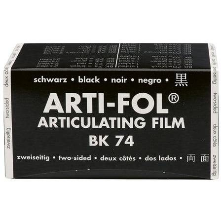 Bausch BK 74 - Arti-Fol® Dubbelzijdig - 75 mm - Zwart - 8 µ - (15 m)-Bausch-Sordent