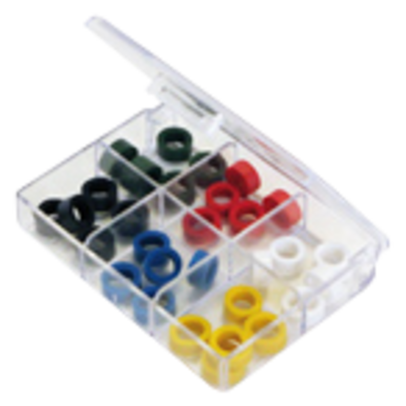 Polydentia Maxi ID-Rings 6mm Coderingsringen instrumenten (Mix 30 st.)-Polydentia-Sordent