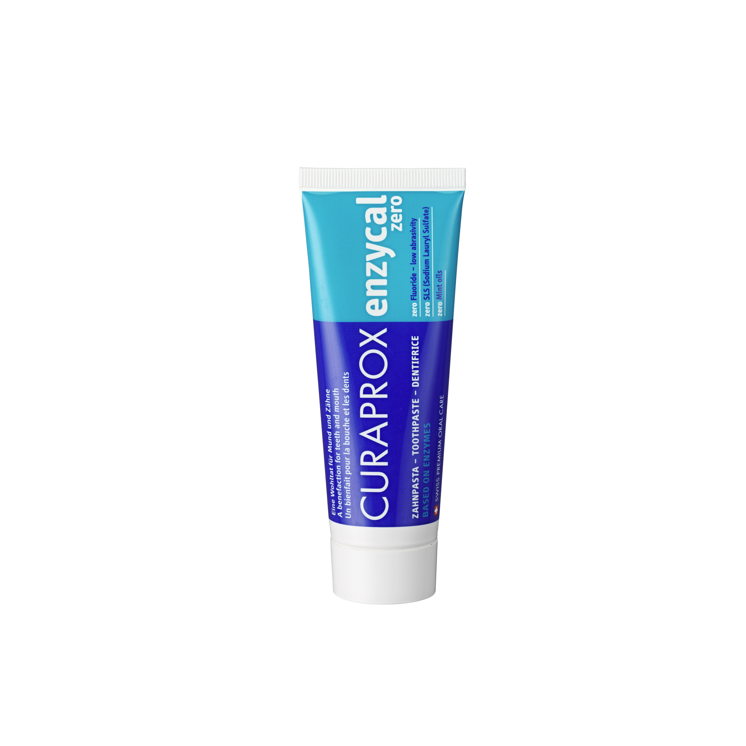 Curaprox Enzycal Tandpasta - Div. Varianten (75 mL)-Curaprox-Zero zonder Fluoride-Sordent