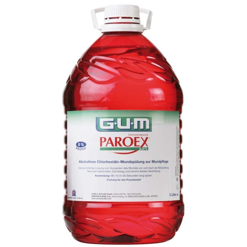 GUM® PAROEX® 0,12% Chloorhexidine Mondspoelmiddel (5 L)-GUM-Sordent