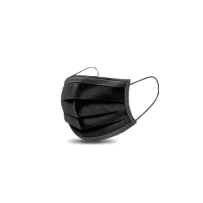 Hynex Medische Mondmasker 3-laags Type IIR Zwart/Blauw/Roze (50 st.)-Disposables-Hynex-Sordent