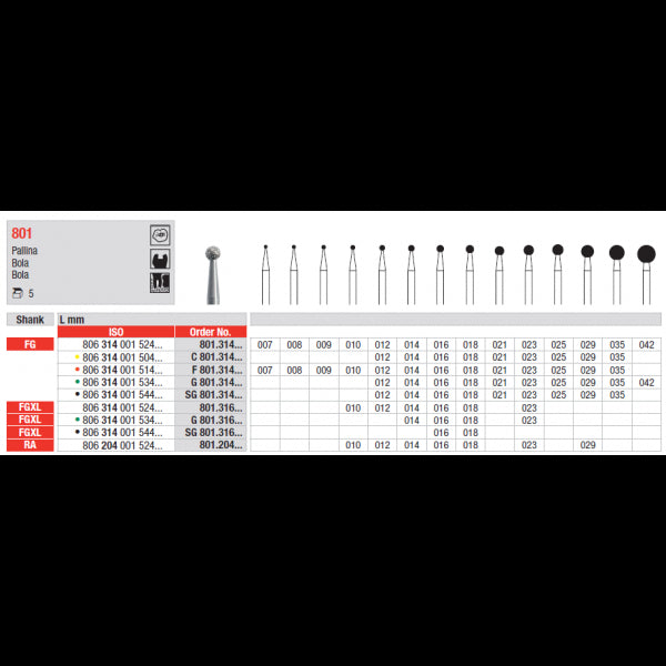 Edenta ZirTec Lang Rond met Conisch Kraag FG K802L.314.021-Edenta-Sordent