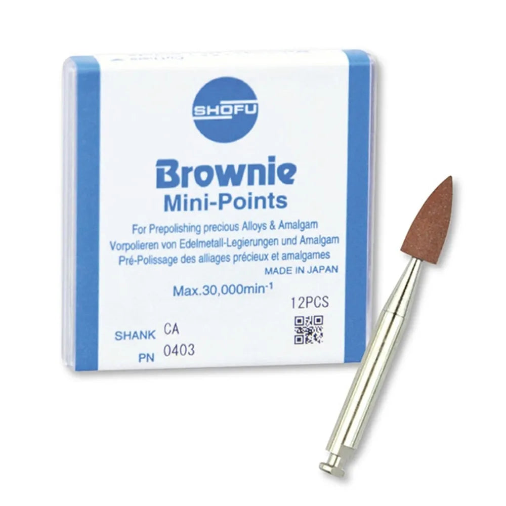 Shofu Brownie Prepolishing MiniPoint CA 030 (12 st.)-Shofu-Sordent