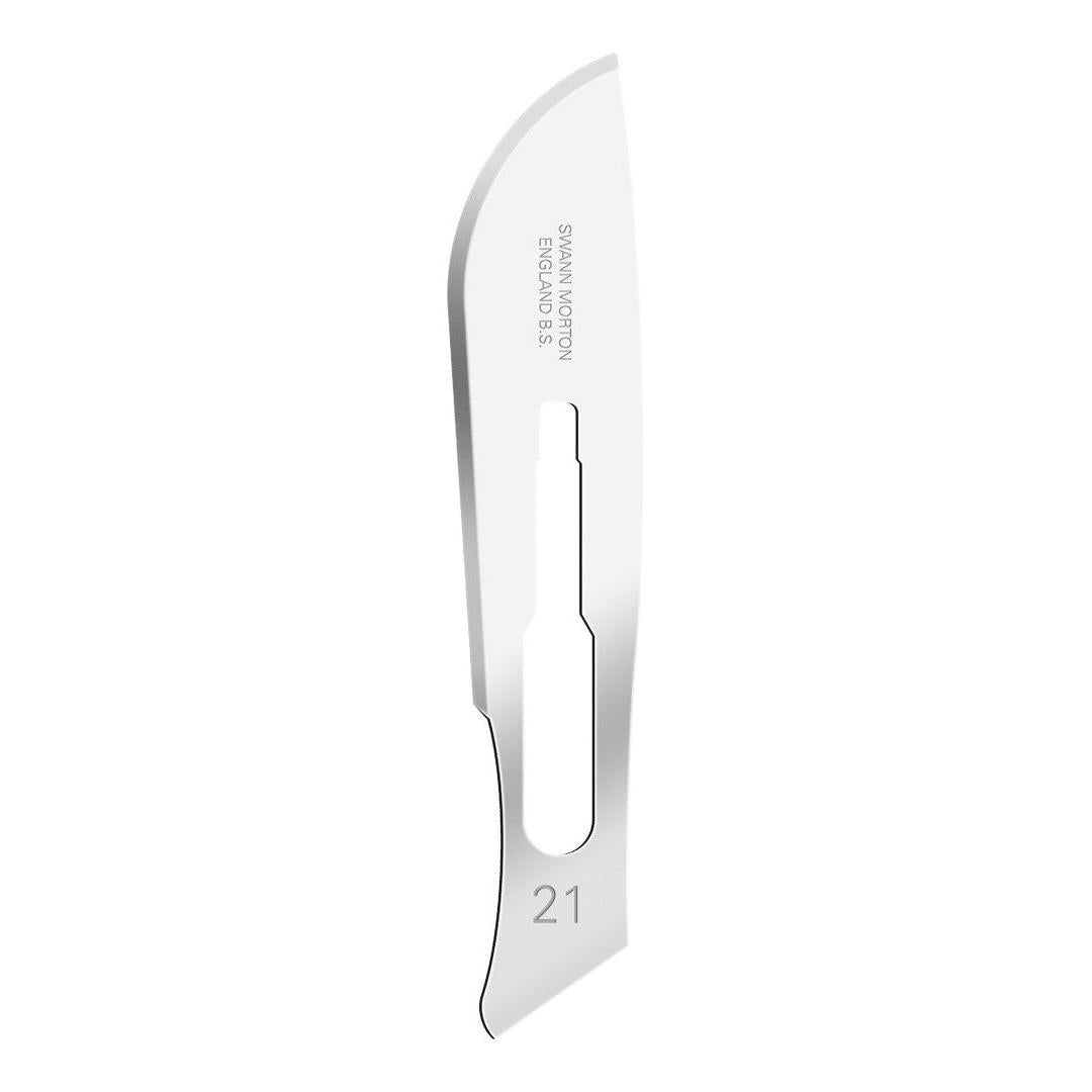 Swann-Morton CS Scalpel Mesjes Steriel Nr. 10-23 (100 st.)-Swann-Morton-Nr. 21-Sordent