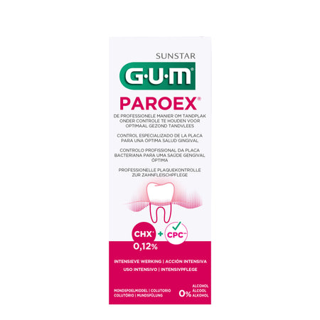 GUM® PAROEX® 0,12% Chloorhexidine Mondspoelmiddel (300 mL)-GUM-Sordent