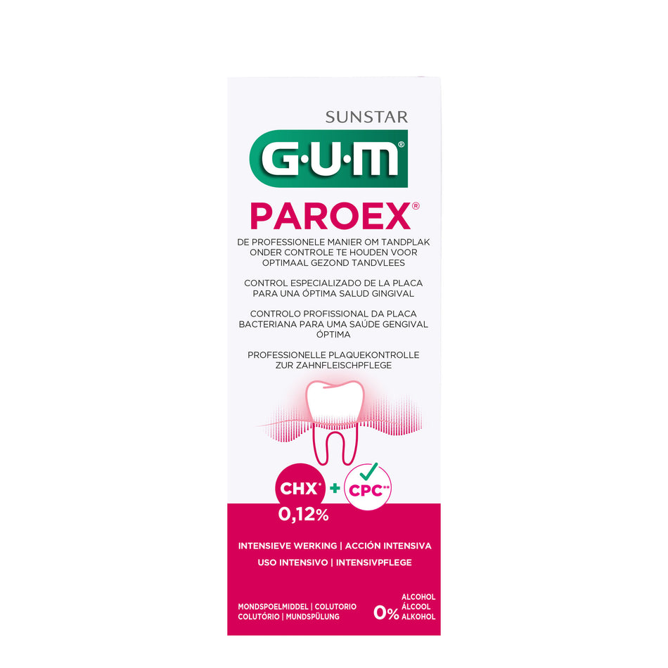 GUM® PAROEX® 0,12% Chloorhexidine Mondspoelmiddel (300 mL)-GUM-Sordent