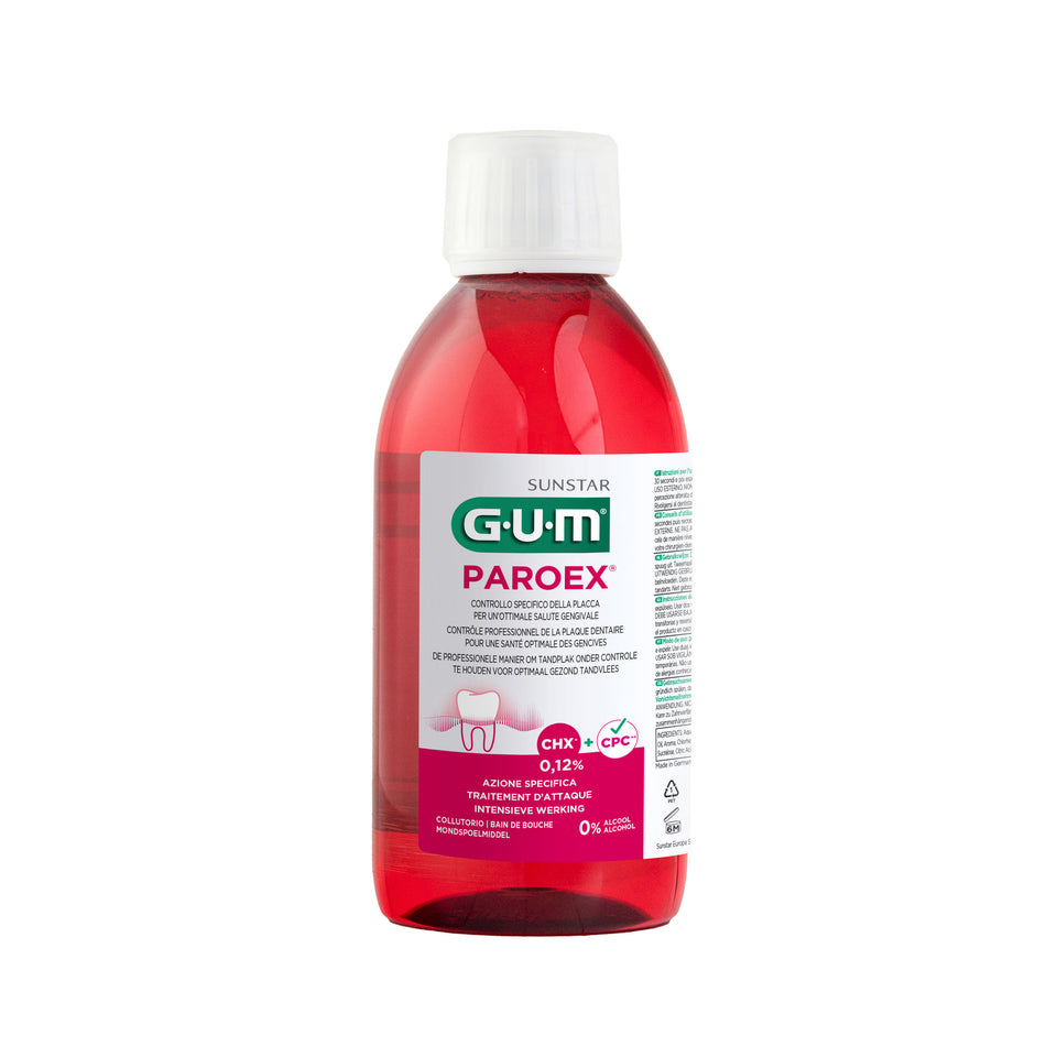 GUM® PAROEX® 0,12% Chloorhexidine Mondspoelmiddel (300 mL)-GUM-Sordent