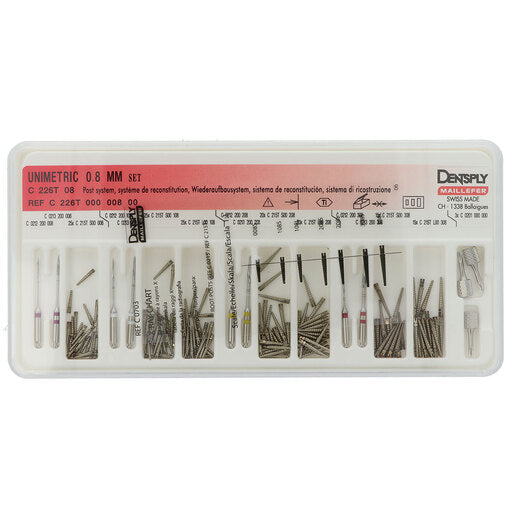 Dentsply Unimetric Titan Root Post C226T - 0.8/1.0 mm (Set)-Dentsply Sirona-Sordent