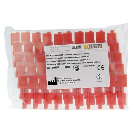 Dentsply Sirona XIOS Plus Sensor Houder Rood - Bitewing (100 st.)-Dentsply Sirona-Sordent