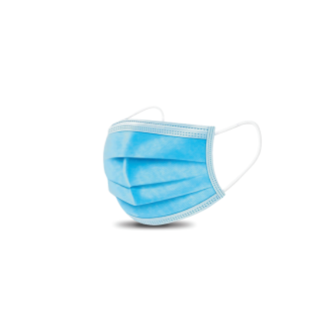 Hynex Medische Mondmasker 3-laags Type IIR Zwart/Blauw/Roze (50 st.)-Disposables-Hynex-Blauw-Sordent