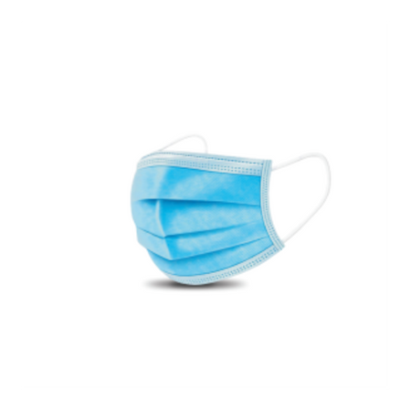 Hynex Medische Mondmasker 3-laags Type IIR Zwart/Blauw/Roze (50 st.)-Disposables-Hynex-Blauw-Sordent