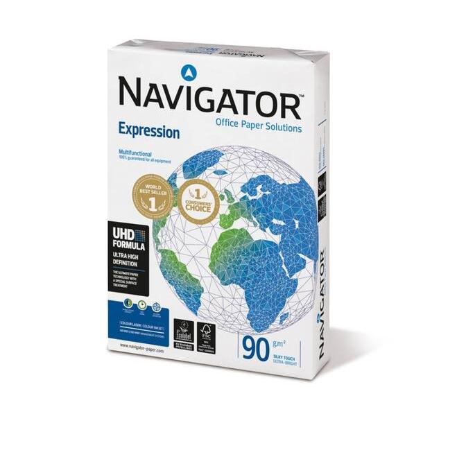 A4 Printpapier Wit 90 g – Navigator Expression – 2500 Vel (5x500 st.)