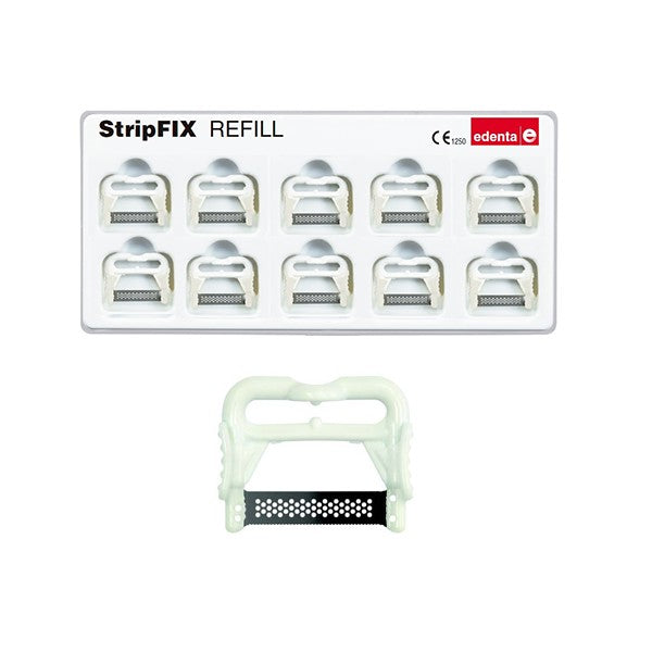 Edenta StripFIX Diamantstrip Houder SF-SS Serated Edge Wit 0,04 mm-Edenta-Sordent