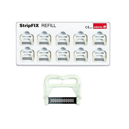 Edenta StripFIX Diamantstrip Houder SF-SS Serated Edge Wit 0,04 mm-Edenta-Sordent