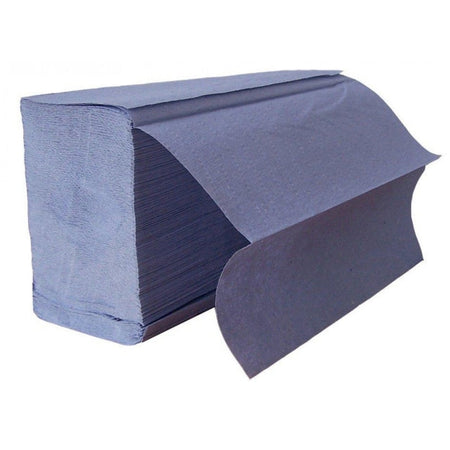 KURTT Papieren Handdoeken Blauw 2-laags 25x23 cm Z-Vouw (5000 st.)-KURTT-Sordent