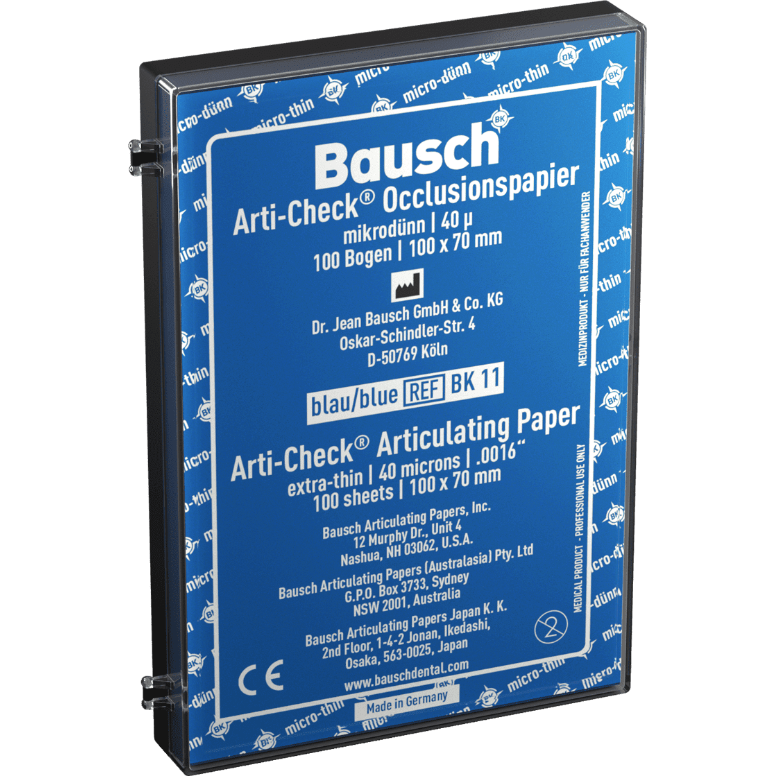 Bausch BK 11 - Arti-Check® Articulatie Boekje Blauw - 40μ - (100 st.)-Bausch-Sordent