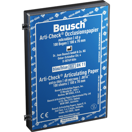 Bausch BK 11 - Arti-Check® Articulatie Boekje Blauw - 40μ - (100 st.)-Bausch-Sordent