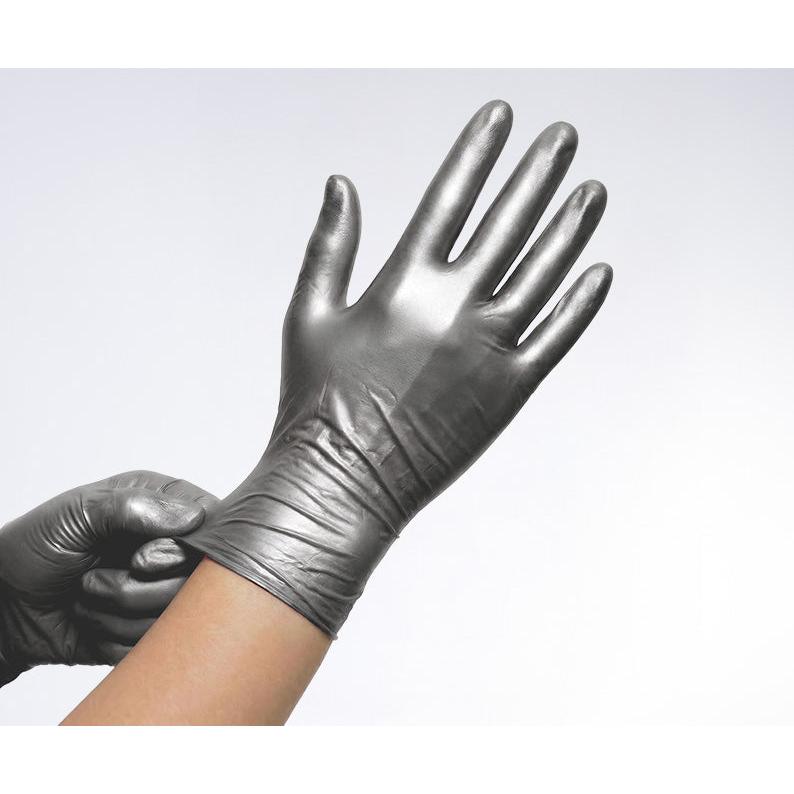 Comforties Soft Glamour Nitril handschoen poedervrij Zilver (100 st.)