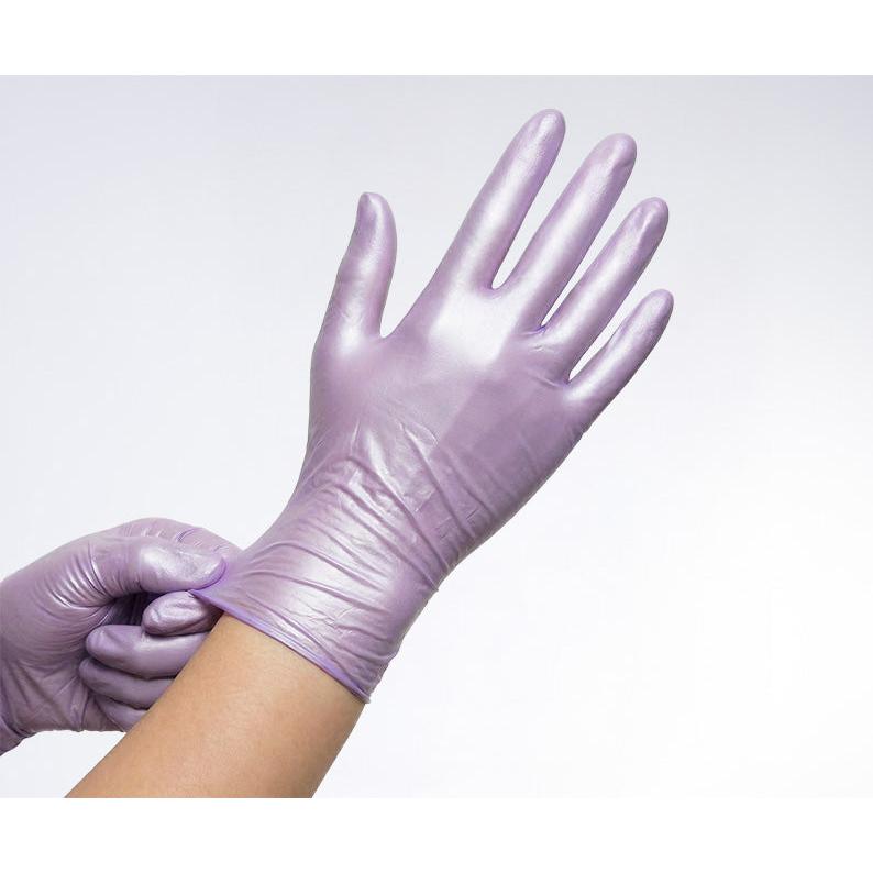 Comforties Soft Glamour Nitril handschoen poedervrij Lila (100 st.)