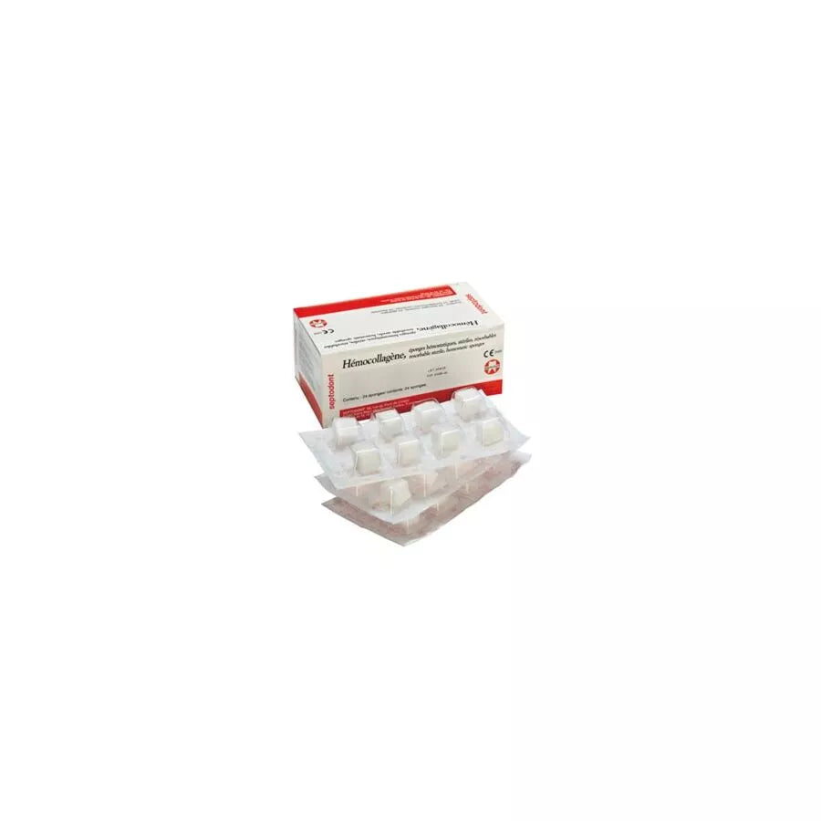 Septodont Hemocollagene Resorbeerbare Sponsjes (24 st.)-Septodont-Sordent