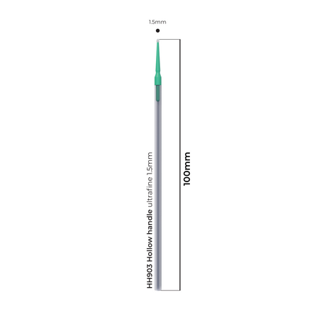 Premium Plus Greenline Hollow Handle Micro Applicators (100 st.)-Premium Plus-Ultrafijn (1,5 mm)-Sordent