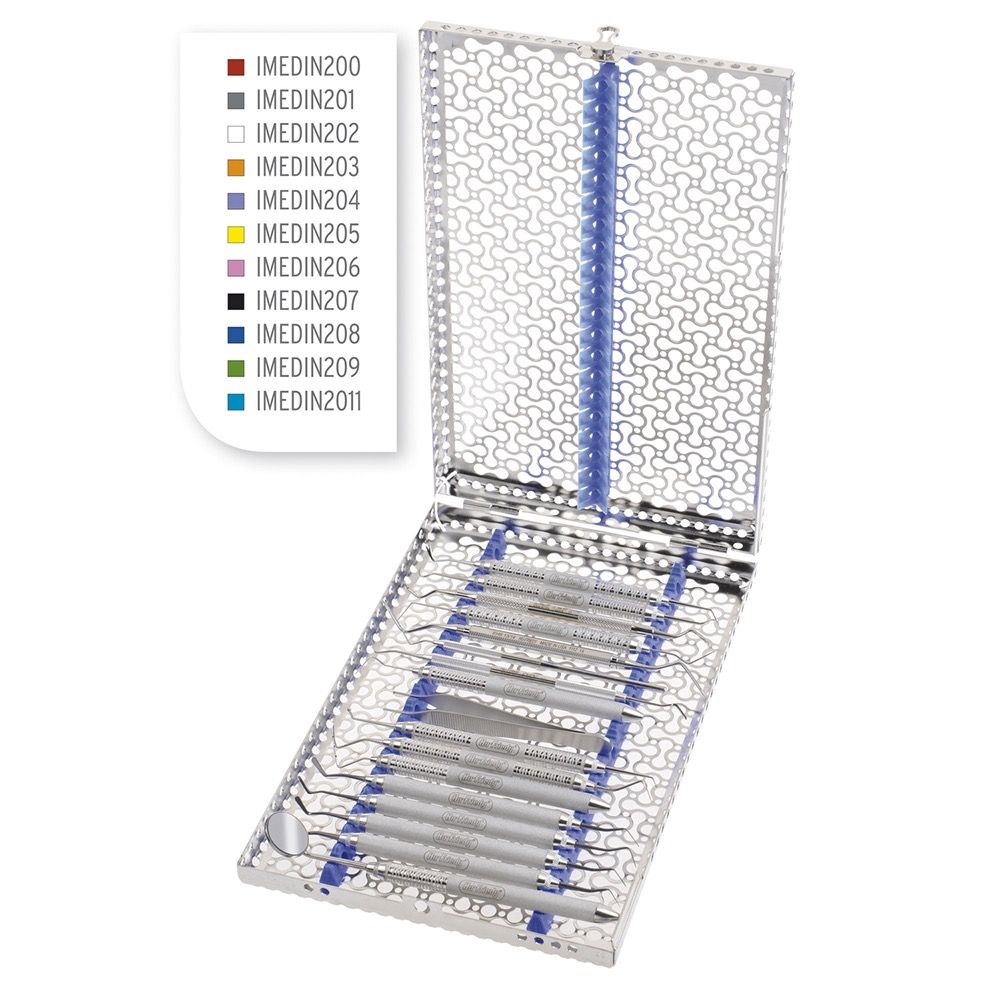 Hu-Friedy IMS Cassette Signature DIN - 20 Instrumenten (Grijs)-Hu-Friedy-Sordent