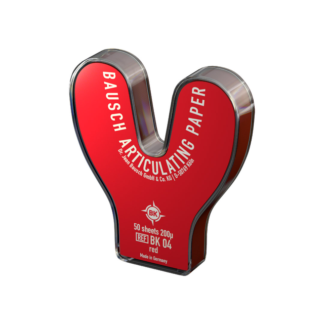 Bausch BK 04 - Articulatiepapier - Hoefijzer Rood - 200 µ - (50 st.)-Bausch-Sordent
