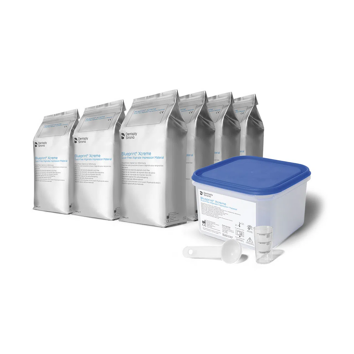 Blueprint Xcreme Alginaat - Eco Refill - Hydrocolloïde (12x500 gr.)-Dentsply Sirona-Sordent