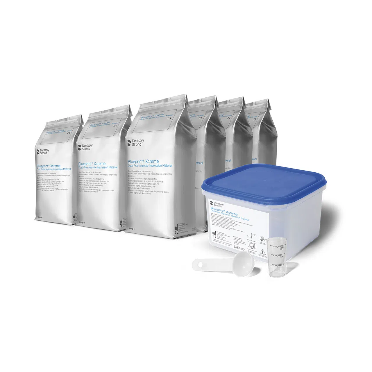 Blueprint Xcreme Alginaat - Eco Refill - Hydrocolloïde (12x500 gr.)-Dentsply Sirona-Sordent