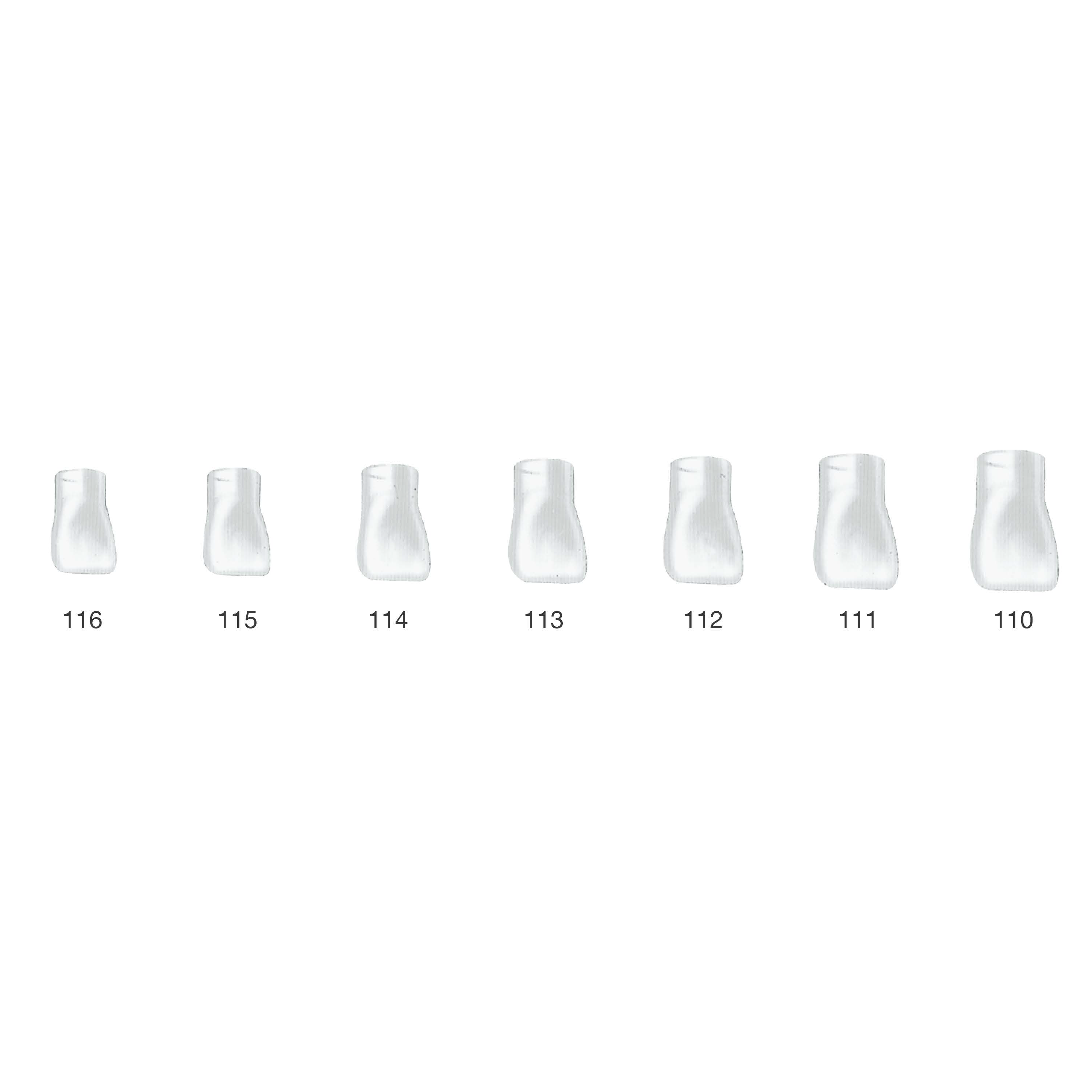 Frasaco Stripkronen Centrale snijtand - Rechtsboven (UR) (5 st.)-Frasaco-Sordent