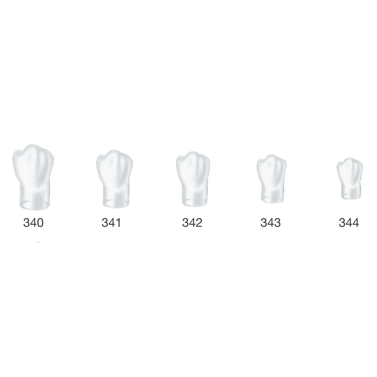 Frasaco Stripkronen Eerste premolaar - Linksonder (LL)-Frasaco-Sordent