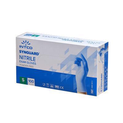 3.5 g - INTCO Nitril handschoen poedervrij Blauw (100 st.)