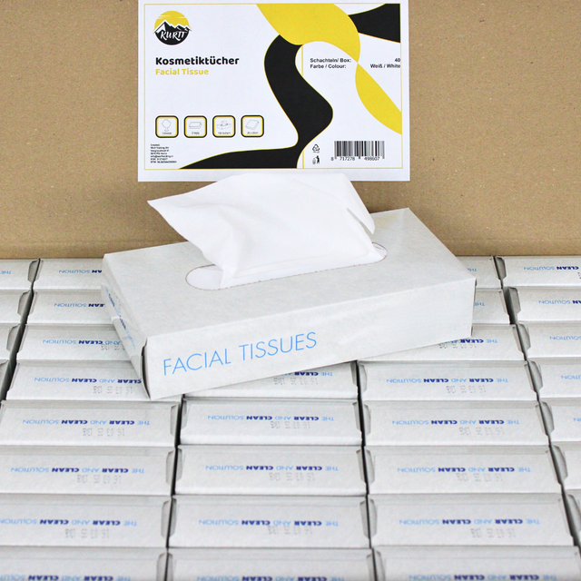 KURTT Facial Tissues 2-Laags 20x20 cm (40 x 100 st.)-KURTT-Sordent
