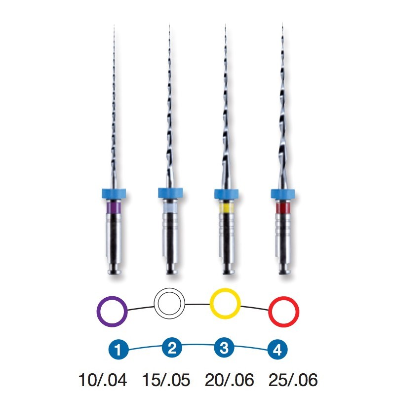 VDW Mtwo 25/.06 W21 25 mm Basic Sequence (6 st.)-VDW-Sordent