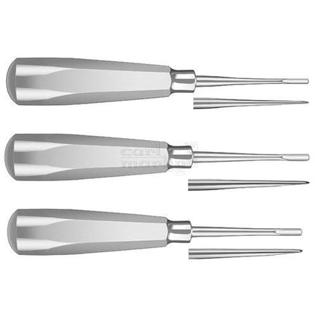 Carl Martin Wortelhevel Set LiquidSteel 2,5 - 3,5 - 4,0mm #LS589-SET-Carl Martin-Sordent