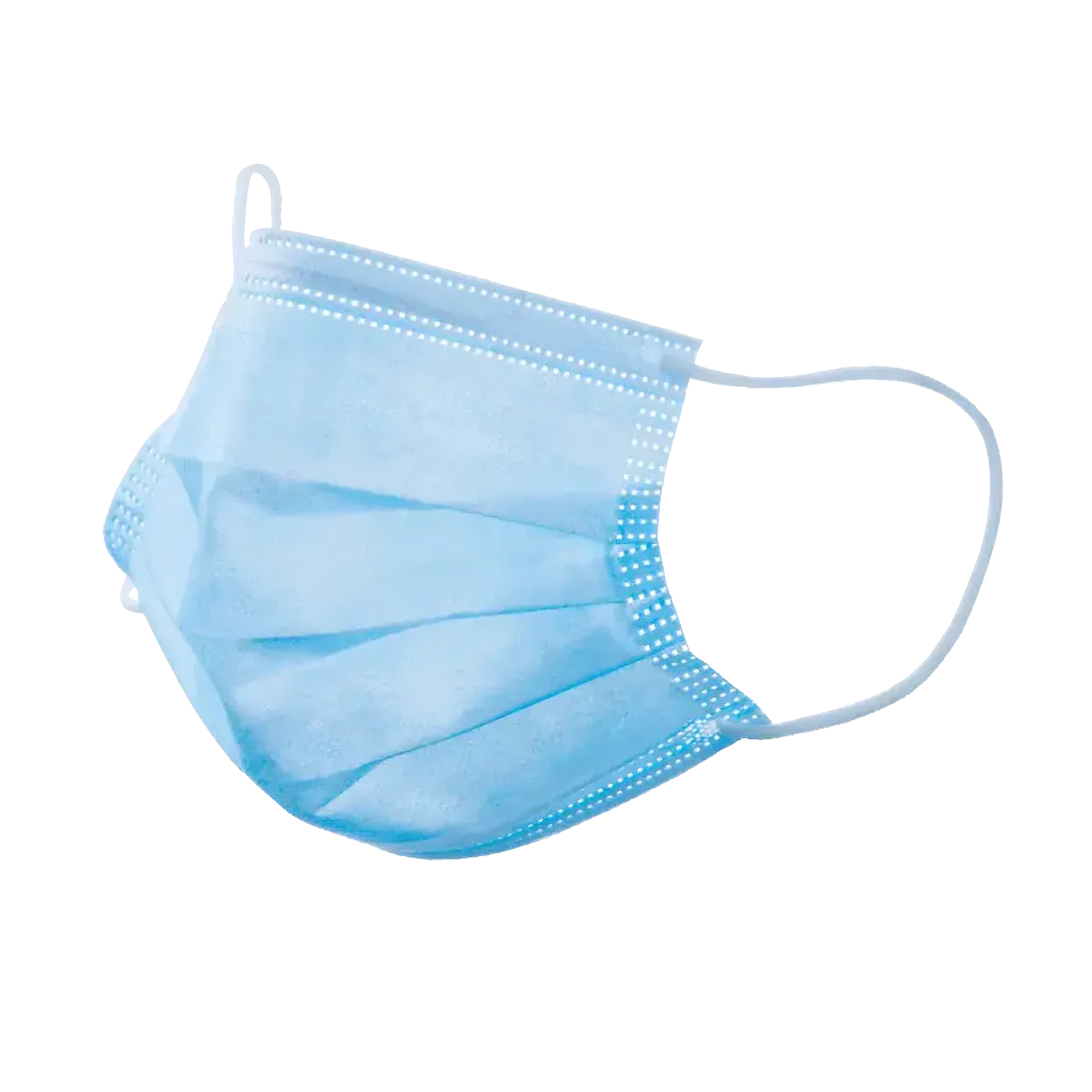 Santex Chirurgische Mondmasker 3-laags Type IIR Blauw (50 st.)-Disposables-Santex-Sordent