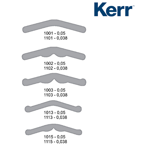 Kerr Hawe™ Tofflemire Matrixbanden 0.038 / 0,050 mm (30 st.)