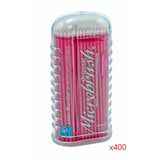 Young Innovations Microbrush Tube Applicators 1.5 mm - Div. Kleuren (4 x 100 st.)-Young Innovations-Fijn Roze-Sordent