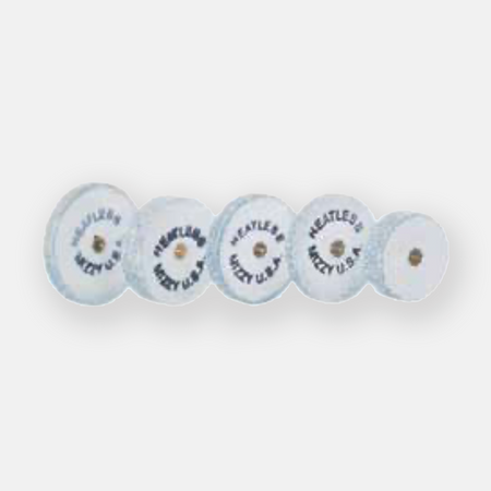Mizzy Heatless Slijpsteen Wheels Regular Grey - Maten Nr.1-8 (50 st.)-Mizzy-Sordent