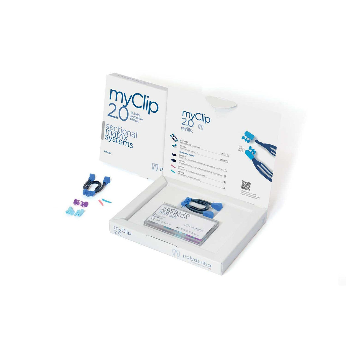 Polydentia myClip 2.0 Restoratie All-In-One Kit-Polydentia-Sordent